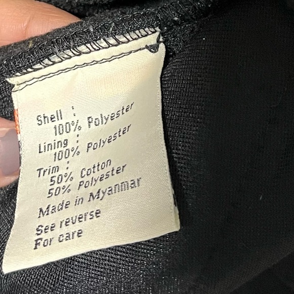 North End Pro Club Black Fleece Quarter-Zip Pullover - Size Large - Picture 13 of 16